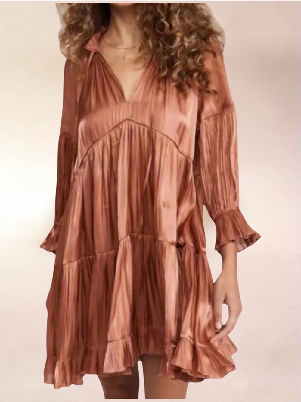 Cinq à Sept Phyllis Dress Dark Salmon Size 0